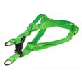 Sassy Dog Wear Sassy Dog Wear SOLID NEON GREEN XS-H Nylon Webbing Dog Harness; Neon Green - Extra Small SOLID NEON GREEN XS-H